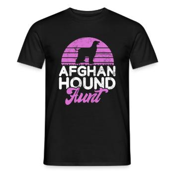 Cadeaux pour les chiens afghans - T-shirt homme - noir - Devant - AI Model Male 178 light (178cm)