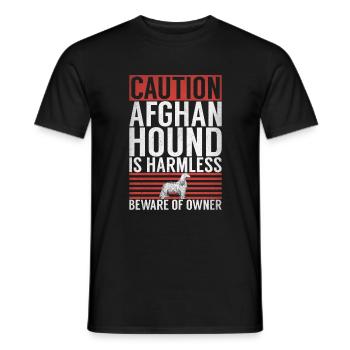 Afghan Hound Gifts - Men's T-Shirt - black - Front - AI Model Male 178 light (178cm)