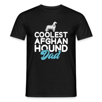 Afghan Hound Gifts - Männer T-Shirt - Schwarz - Vorne - AI Model Male 178 light (178cm)