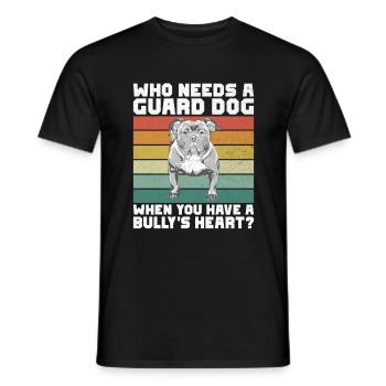 Cadeaux American Bully - T-shirt homme - noir - Devant - AI Model Male 178 light (178cm)