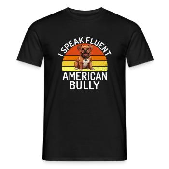 American Bully Gifts - Men's T-Shirt - black - Front - AI Model Male 178 light (178cm)
