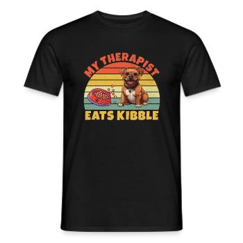 Cadeaux American Bully - T-shirt homme - noir - Devant - AI Model Male 178 light (178cm)