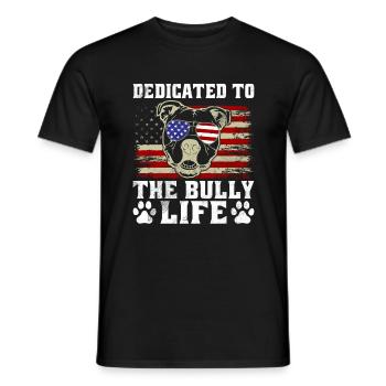 American Bully Gifts - Men's T-Shirt - black - Front - AI Model Male 178 light (178cm)