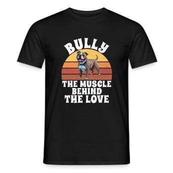 American Bully Gifts - Men's T-Shirt - black - Front - AI Model Male 178 light (178cm)
