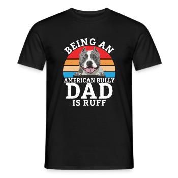 American Bully Gifts - Men's T-Shirt - black - Front - AI Model Male 178 light (178cm)