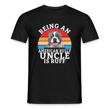 American Bully Gifts - Men's T-Shirt - black - Front - AI Model Male 178 light (178cm)