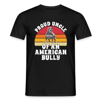 American Bully Gifts - Men's T-Shirt - black - Front - AI Model Male 178 light (178cm)