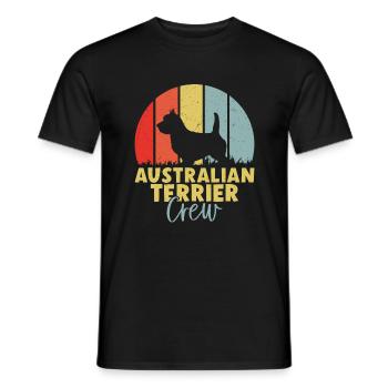 Cadeaux pour terrier australien - T-shirt homme - noir - Devant - AI Model Male 178 light (178cm)