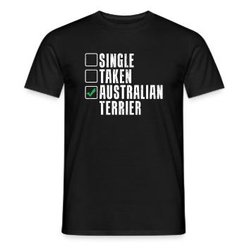 Cadeaux pour terrier australien - T-shirt homme - noir - Devant - AI Model Male 178 light (178cm)