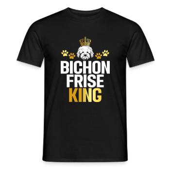 Bichon Frise Gifts - Men's T-Shirt - black - Front - AI Model Male 178 light (178cm)