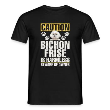 Bichon Frise Gifts - Men's T-Shirt - black - Front - AI Model Male 178 light (178cm)