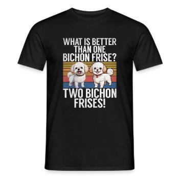 Bichon Frise Gifts - Men's T-Shirt - black - Front - AI Model Male 178 light (178cm)