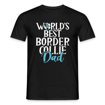 Cadeaux Border Collie - T-shirt homme - noir - Devant - AI Model Male 178 light (178cm)