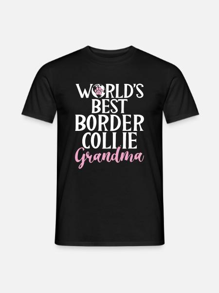 Cadeaux Border Collie - T-shirt homme - noir