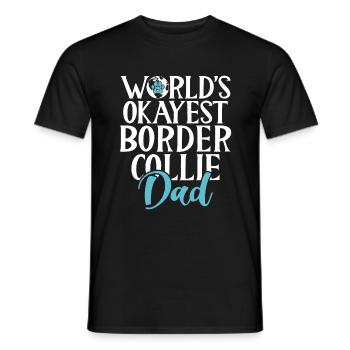 Cadeaux Border Collie - T-shirt homme - noir - Devant - AI Model Male 178 light (178cm)