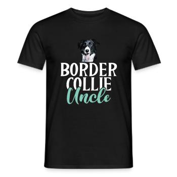 Cadeaux Border Collie - T-shirt homme - noir - Devant - AI Model Male 178 light (178cm)