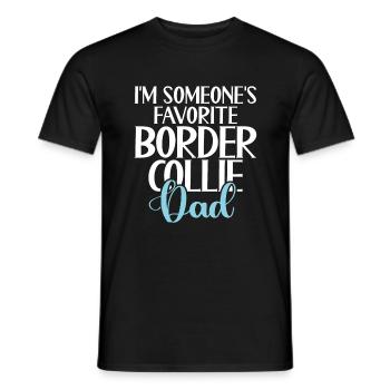 Cadeaux Border Collie - T-shirt homme - noir - Devant - AI Model Male 178 light (178cm)
