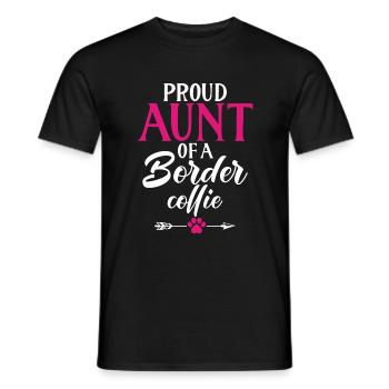 Border Collie Gifts - Männer T-Shirt - Schwarz - Vorne - AI Model Male 178 light (178cm)
