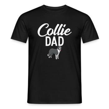 Cadeaux Border Collie - T-shirt homme - noir - Devant - AI Model Male 178 light (178cm)