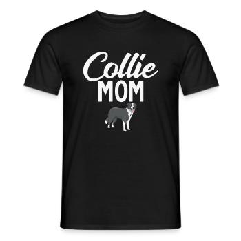 Cadeaux Border Collie - T-shirt homme - noir - Devant - AI Model Male 178 light (178cm)