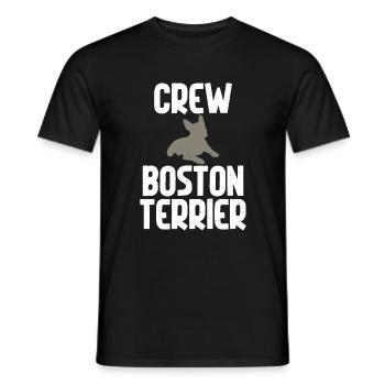 Boston Terrier Gifts - Männer T-Shirt - Schwarz - Vorne - AI Model Male 178 light (178cm)