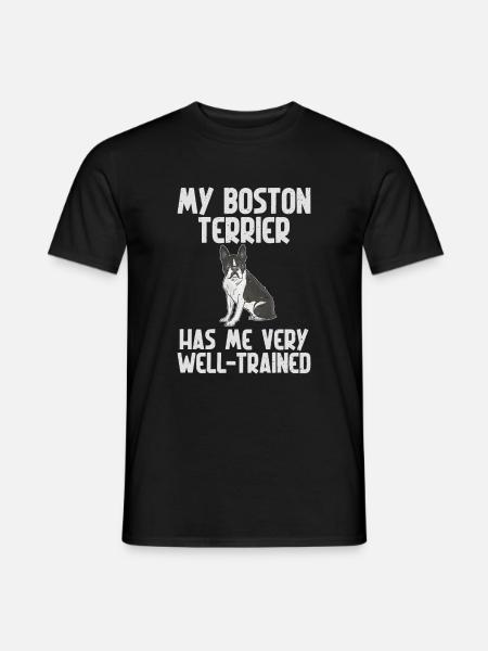 Boston Terrier Gifts - Men's T-Shirt - black