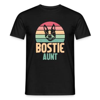 Cadeaux Boston Terrier - T-shirt homme - noir - Devant - AI Model Male 178 light (178cm)