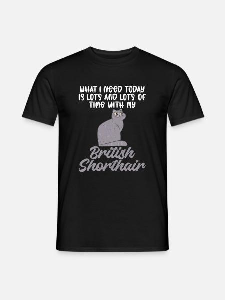 British Shorthair Gifts - Männer T-Shirt - Schwarz