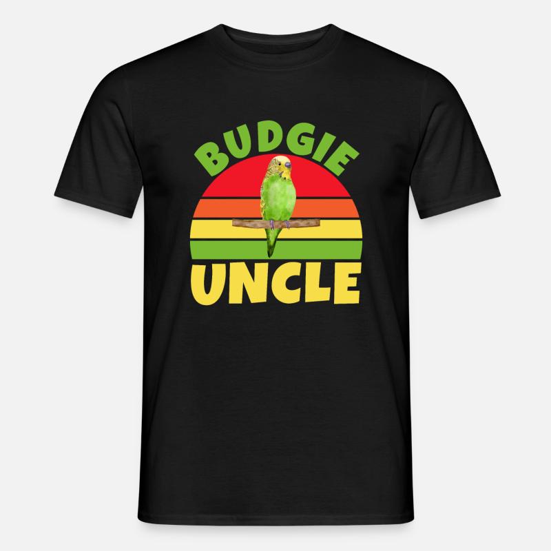 Budgie Gift - Männer T-Shirt - Schwarz