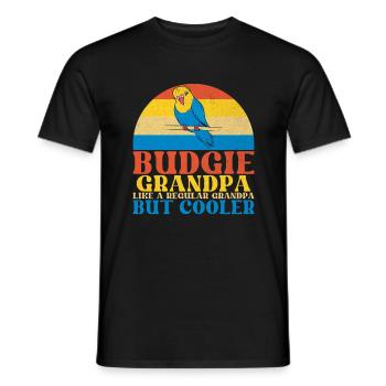 Cadeau de perruche - T-shirt homme - noir - Devant - AI Model Male 178 light (178cm)