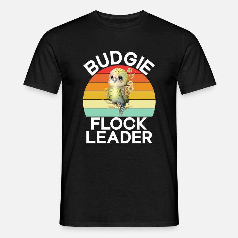 Budgie Gift - Men's T-Shirt - black