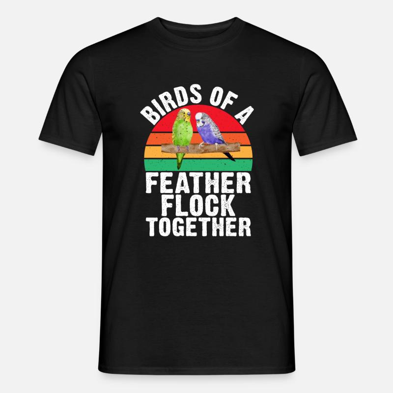Budgie Gift - Männer T-Shirt - Schwarz
