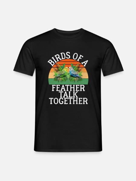 Budgie Gift - Men's T-Shirt - black