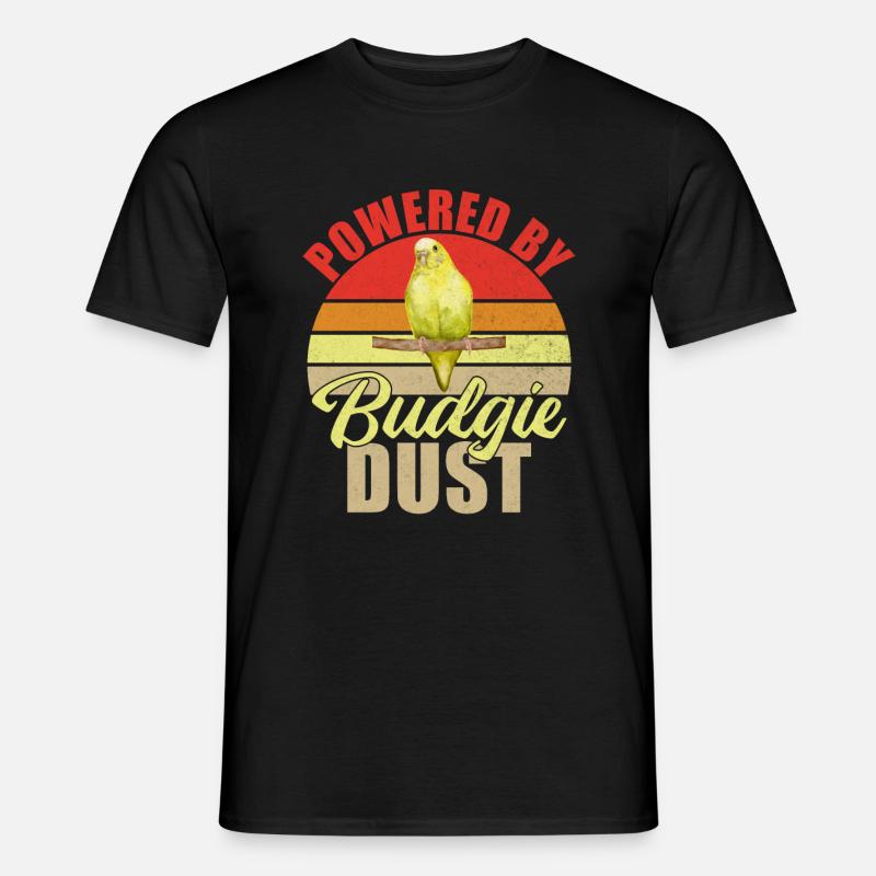 Budgie Gift - Männer T-Shirt - Schwarz