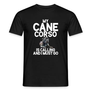 Cane Corso Gifts - Men's T-Shirt - black - Front - AI Model Male 178 light (178cm)