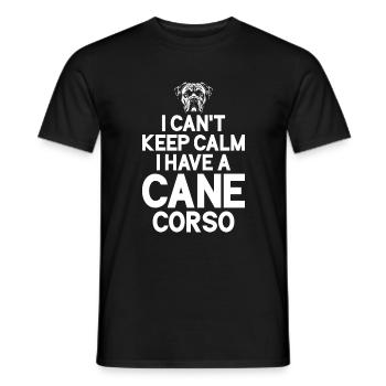 Cane Corso Gifts - Men's T-Shirt - black - Front - AI Model Male 178 light (178cm)