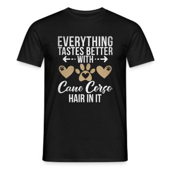Cane Corso Gifts - Men's T-Shirt - black - Front - AI Model Male 178 light (178cm)