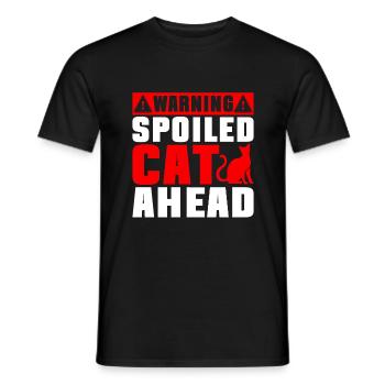 Cat Dad Gifts - Men's T-Shirt - black - Front - AI Model Male 178 light (178cm)