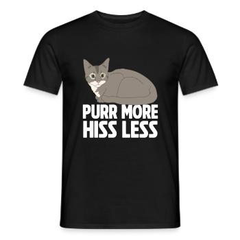 Cat Mom Gifts - Männer T-Shirt - Schwarz - Vorne - AI Model Male 178 light (178cm)
