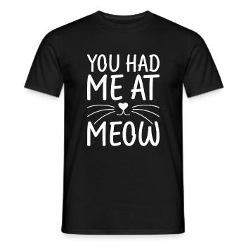 Cat Mom Gifts - Männer T-Shirt - Schwarz - Vorne - AI Model Male 178 light (178cm)