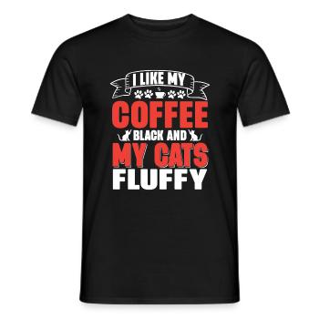 Cat Mom Gifts - Männer T-Shirt - Schwarz - Vorne - AI Model Male 178 light (178cm)