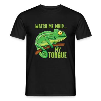 Chameleon Gifts - Men's T-Shirt - black - Front - AI Model Male 178 light (178cm)