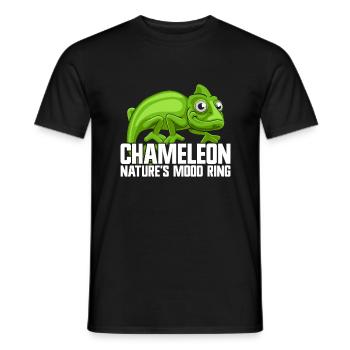 Chameleon Gifts - Männer T-Shirt - Schwarz - Vorne - AI Model Male 178 light (178cm)