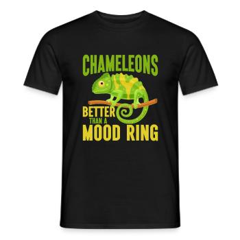 Cadeaux Caméléon - T-shirt homme - noir - Devant - AI Model Male 178 light (178cm)
