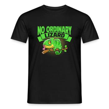 Chameleon Gifts - Männer T-Shirt - Schwarz - Vorne - AI Model Male 178 light (178cm)