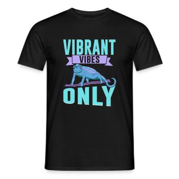 Chameleon Gifts - Men's T-Shirt - black - Front - AI Model Male 178 light (178cm)
