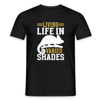 Chameleon Gifts - Men's T-Shirt - black - Front - AI Model Male 178 light (178cm)