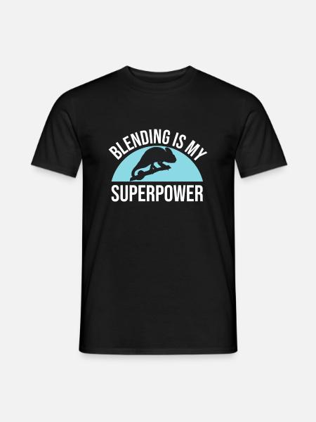 Chameleon Gifts - Männer T-Shirt - Schwarz