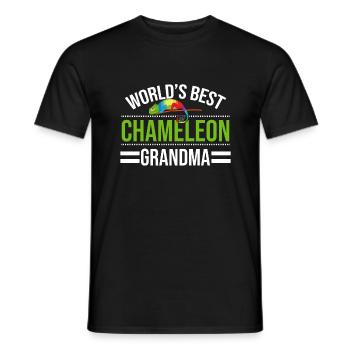 Cadeaux Caméléon - T-shirt homme - noir - Devant - AI Model Male 178 light (178cm)