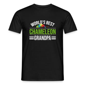 Chameleon Gifts - Men's T-Shirt - black - Front - AI Model Male 178 light (178cm)